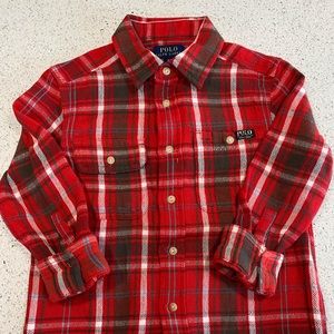 Boys Ralph Lauren Polo Button Up - 4/4T